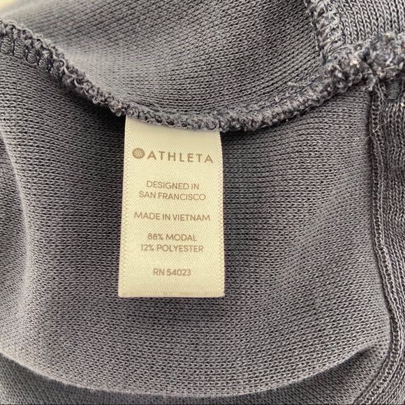 Athleta Serenity Criss Cross Modal Knit Sweatshirt - Picture 5 of 6